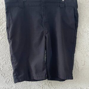 Vintage Dickies Black Regular Fit Multi-Pocket Work Shorts Mens 38 Skater Y2K